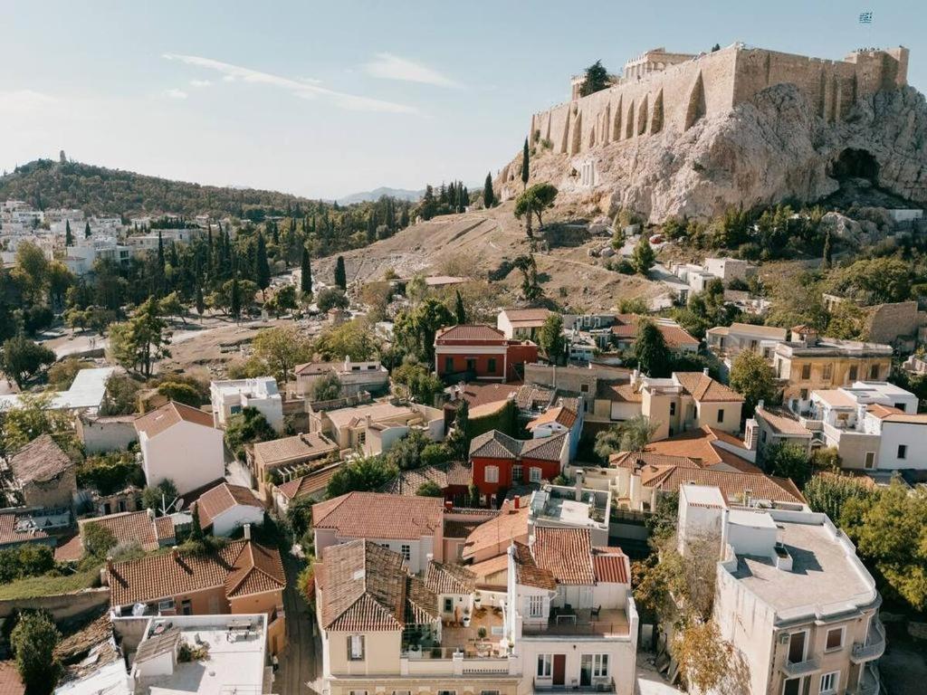 アテネTouristic Center&Acropolis Viewアパートメント エクステリア 写真